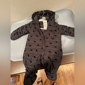 Baby Bot Black Snow Suit
